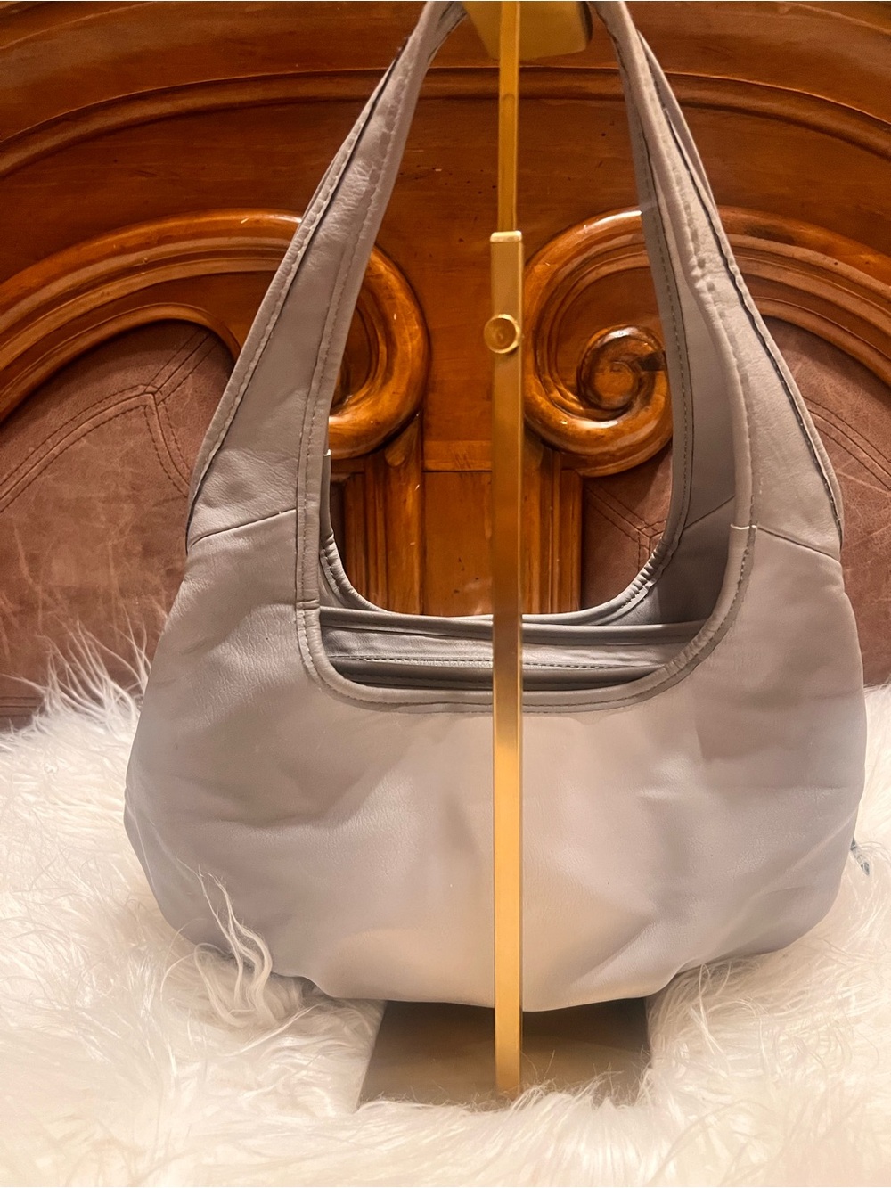 Simply Vera Vera Wang NWOT gray  shoulder bag - Picture 7 of 17